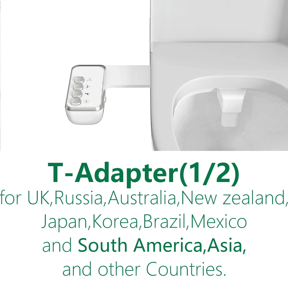 Attacco per bidet a doppio ugello