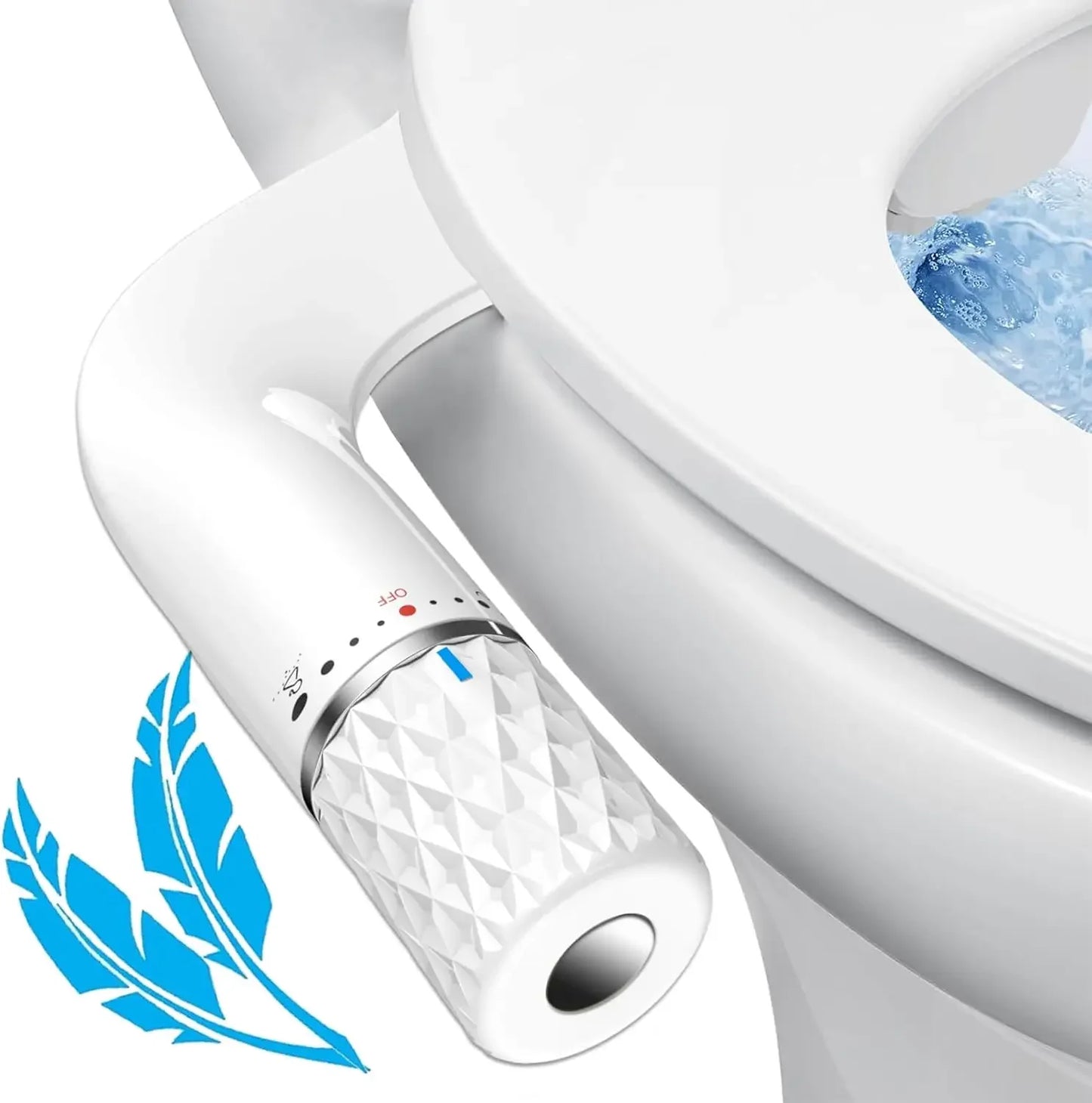 Attacco per bidet a doppio ugello