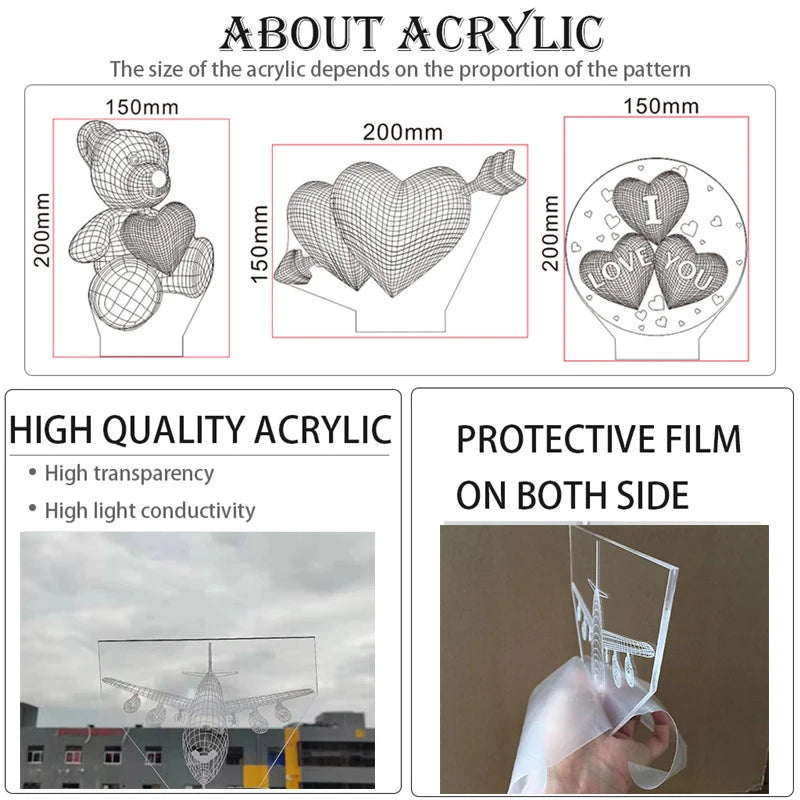 Celebrity 3D Night Light