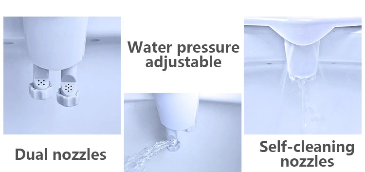 Bidet Non Elettrico Acqua Calda e Fredda con Doppio Ugello