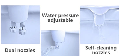 Bidet Non Elettrico Acqua Calda e Fredda con Doppio Ugello