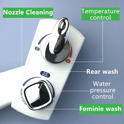 Bidet Non Elettrico Acqua Calda e Fredda con Doppio Ugello