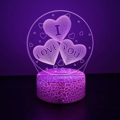 HeartGlow Night Light