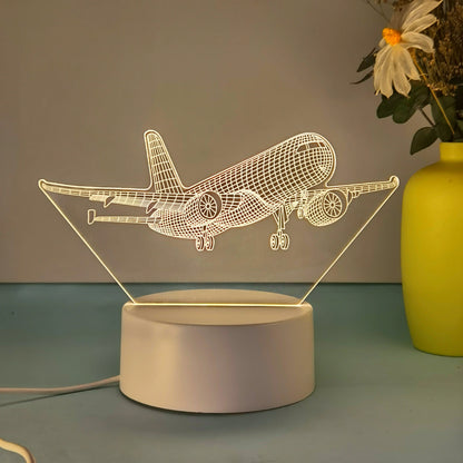 Flying Enthusiast 3D Night Lamp
