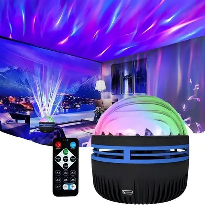 LED Ocean Wave Star Projector - 7-Color Galaxy