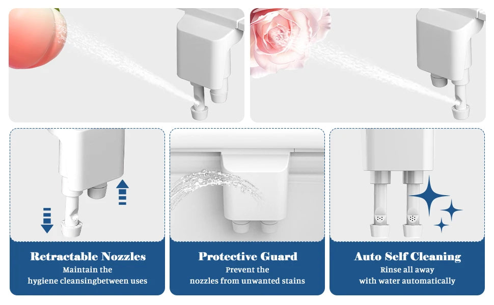 Spruzzatore per bidet a pressione regolabile