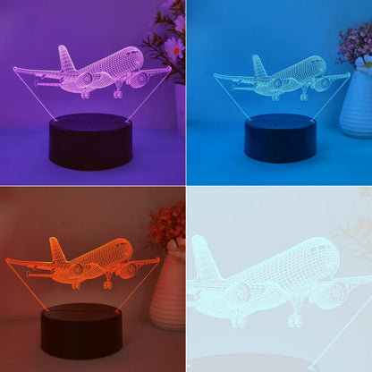 Flying Enthusiast 3D Night Lamp