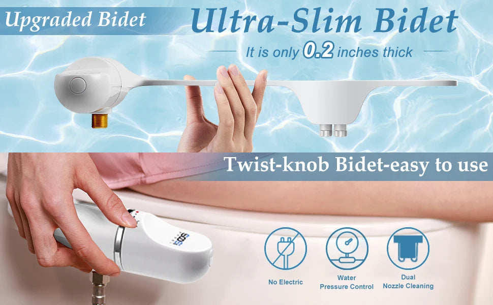 Spruzzatore per bidet a pressione regolabile
