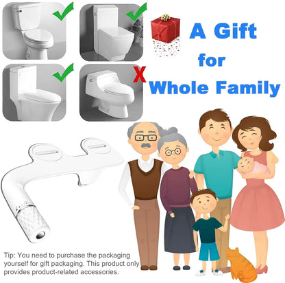 Attacco per bidet a doppio ugello