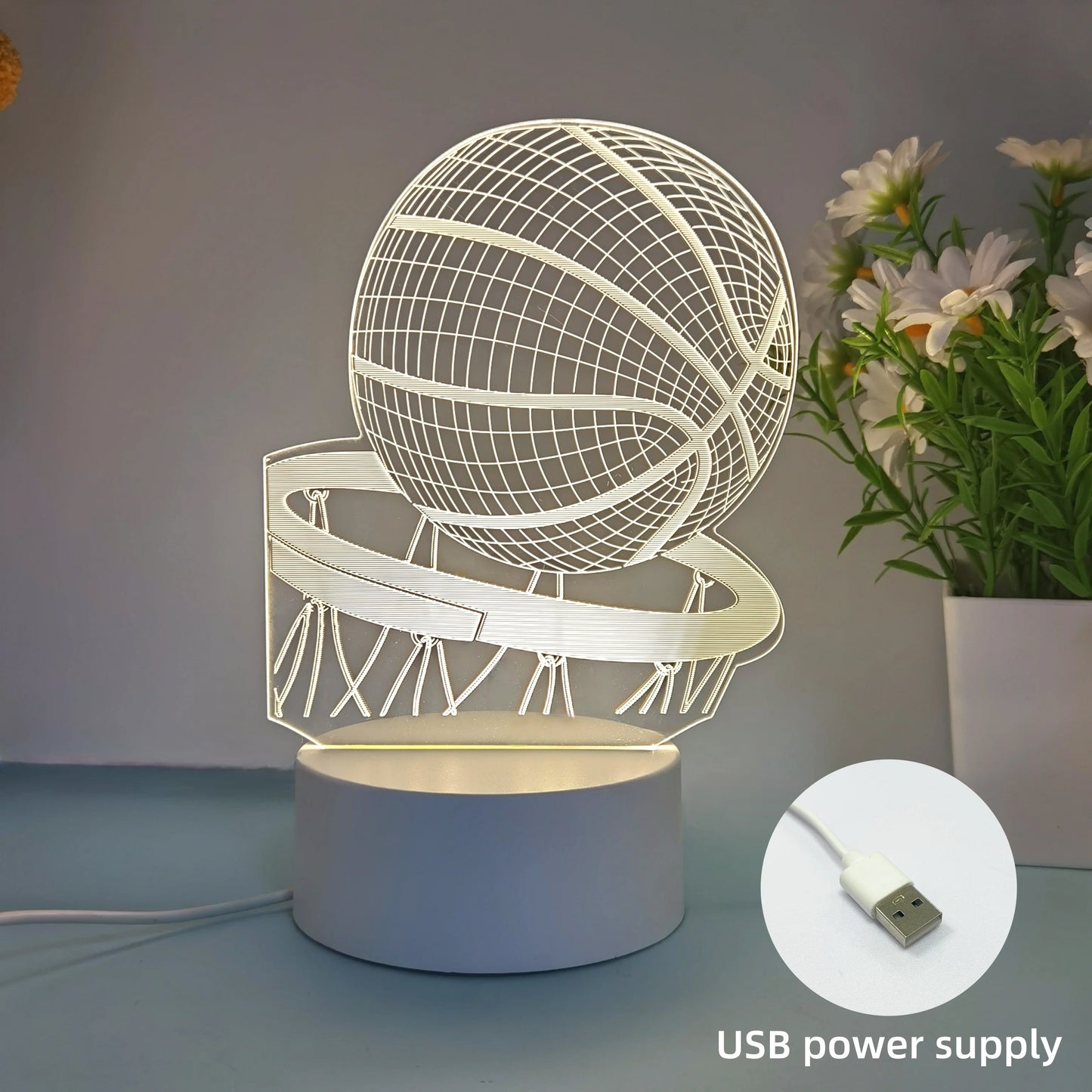 Basketball 3D LED Night Light
