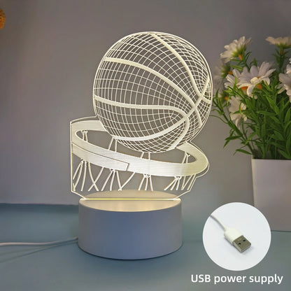 Basketball 3D LED Night Light