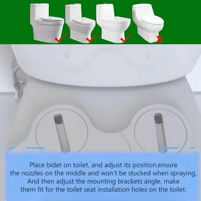 Bidet a pressione regolabile