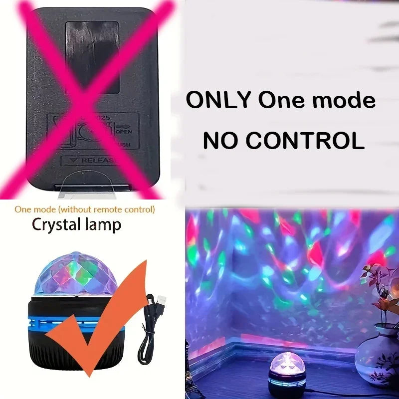 LED Ocean Wave Star Projector - 7-Color Galaxy