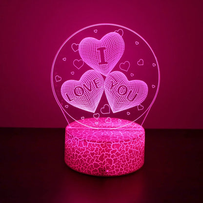 HeartGlow Night Light