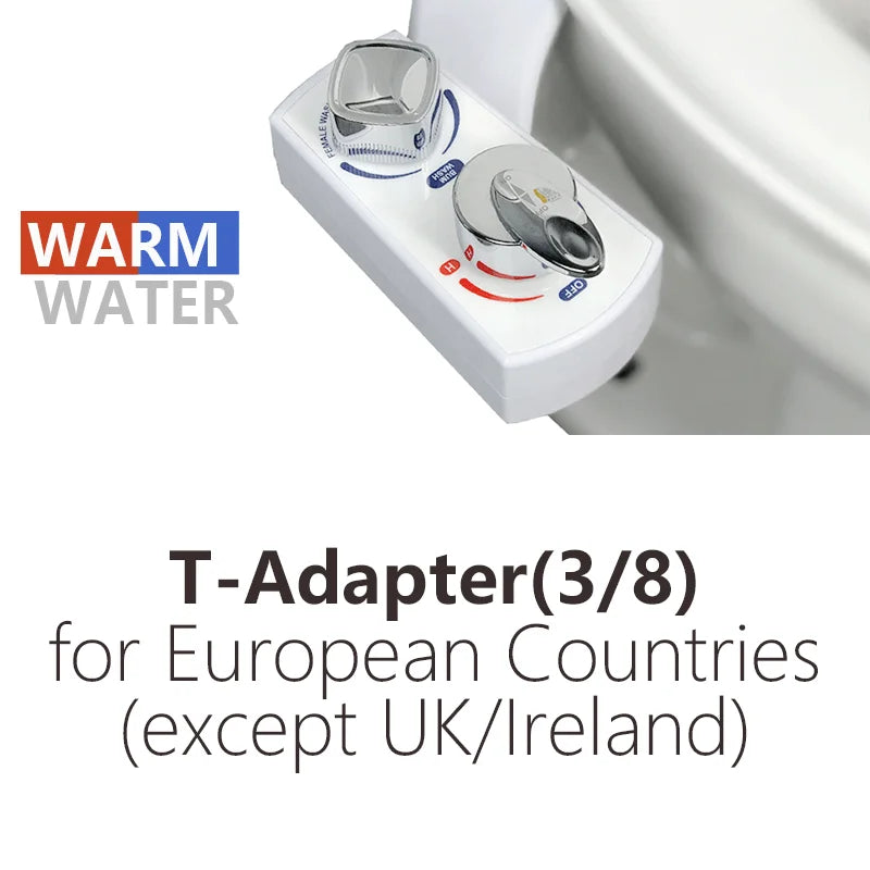 Bidet Non Elettrico Acqua Calda e Fredda con Doppio Ugello