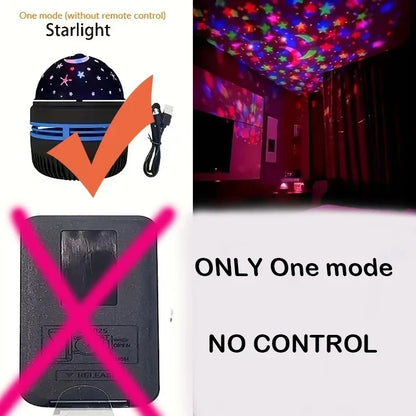 LED Ocean Wave Star Projector - 7-Color Galaxy