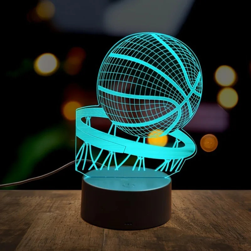 Basketball 3D LED Night Light