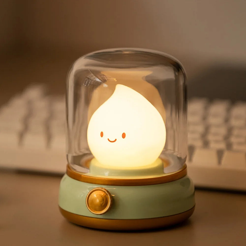SleepyFlame White Noise Lamp