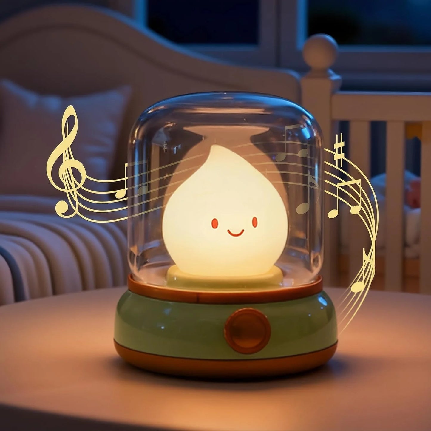 SleepyFlame White Noise Lamp