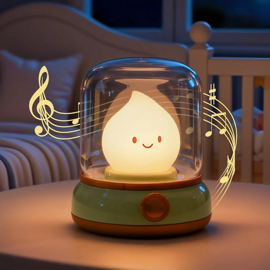 SleepyFlame White Noise Lamp