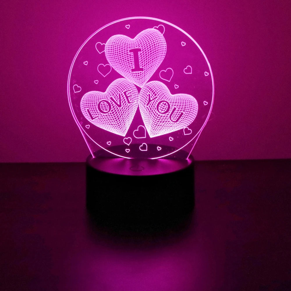 HeartGlow Night Light