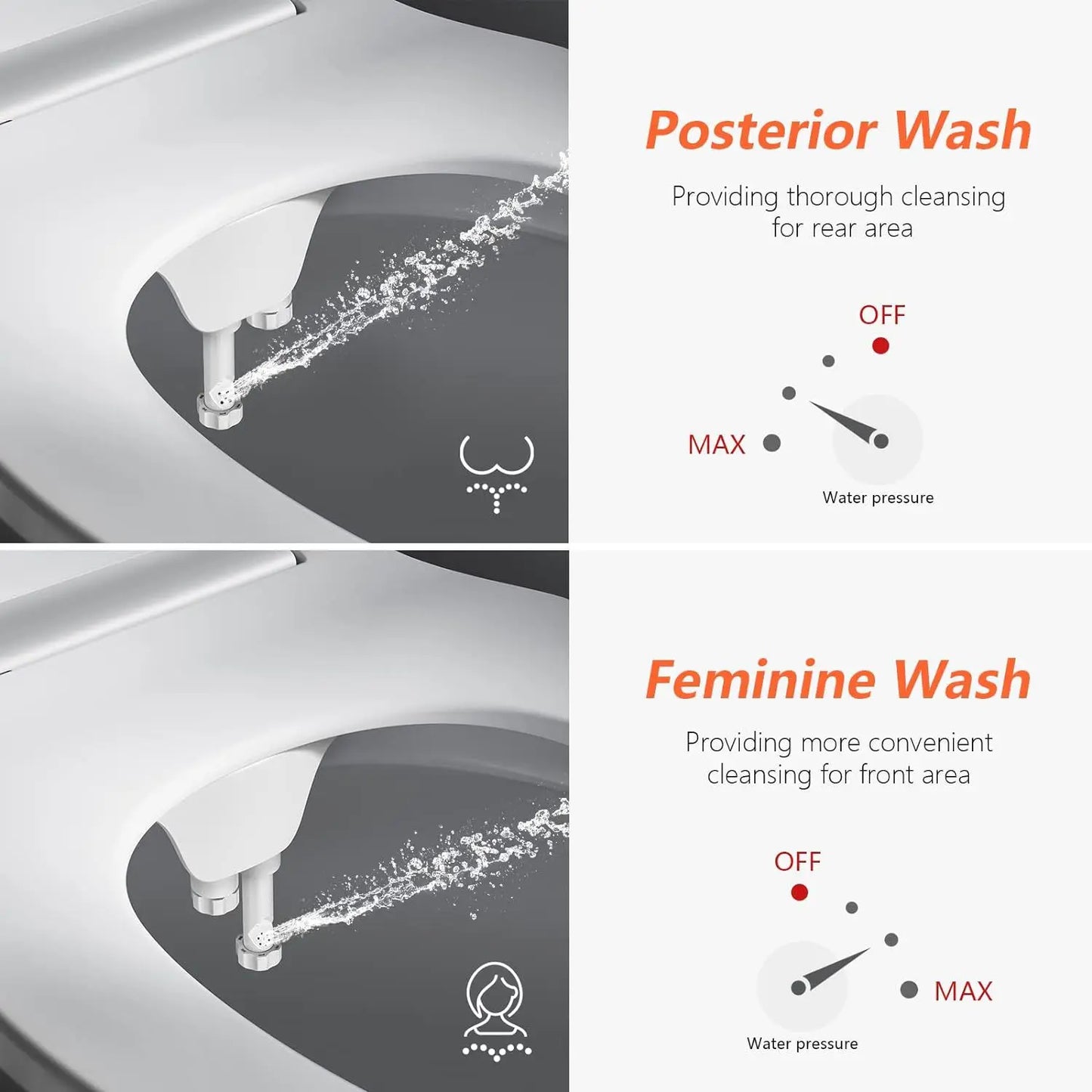 Bidet per WC leggero