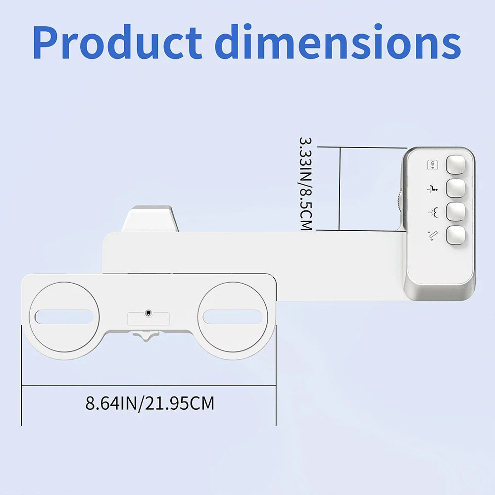 Attacco per bidet a doppio ugello