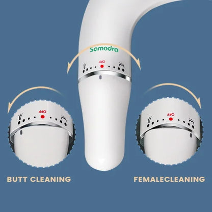 Attacco bidet ultra sottile SAMODRA per sedile WC - Doppio ugello, pressione dell'acqua regolabile, spruzzatore non elettrico
