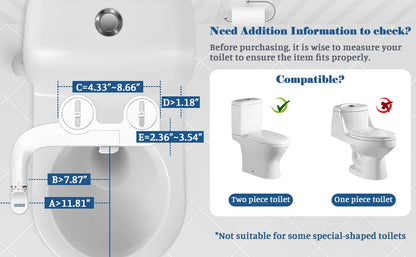 Spruzzatore per bidet a pressione regolabile