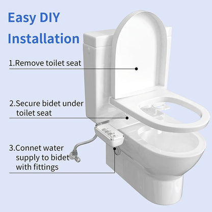 Attacco per bidet a doppio ugello