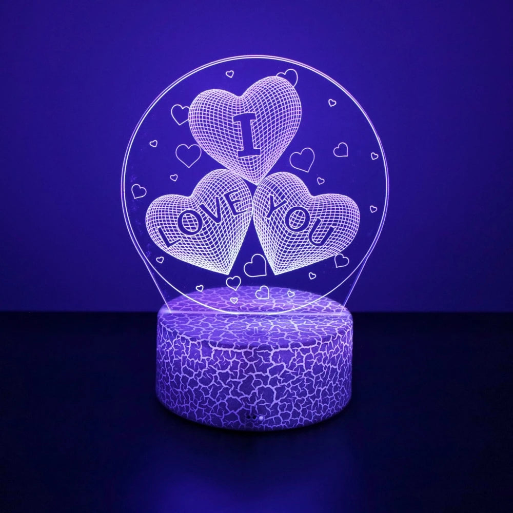 HeartGlow Night Light