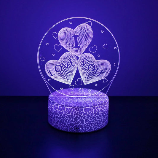 HeartGlow Night Light