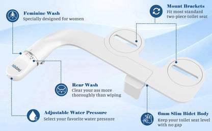 Spruzzatore per bidet a pressione regolabile