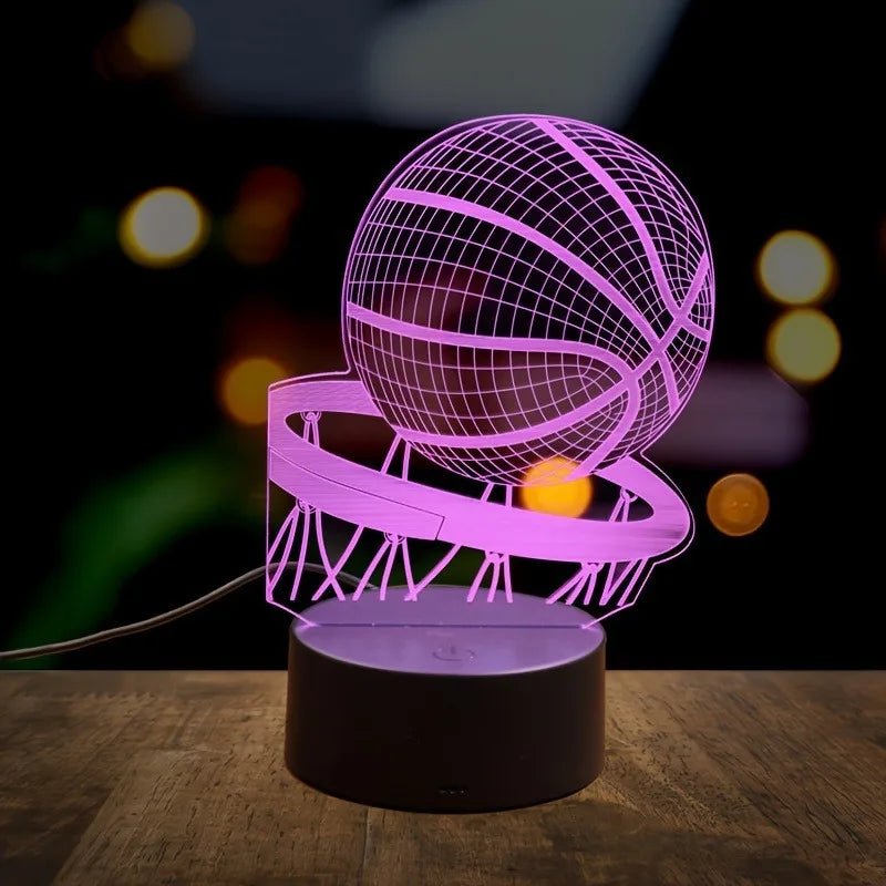 Basketball 3D LED Night Light