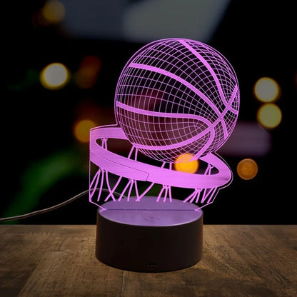 Basketball 3D LED Night Light