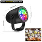 Snowflake Christmas LED Lights Projector with Christmas Decorative Pattern for Holiday